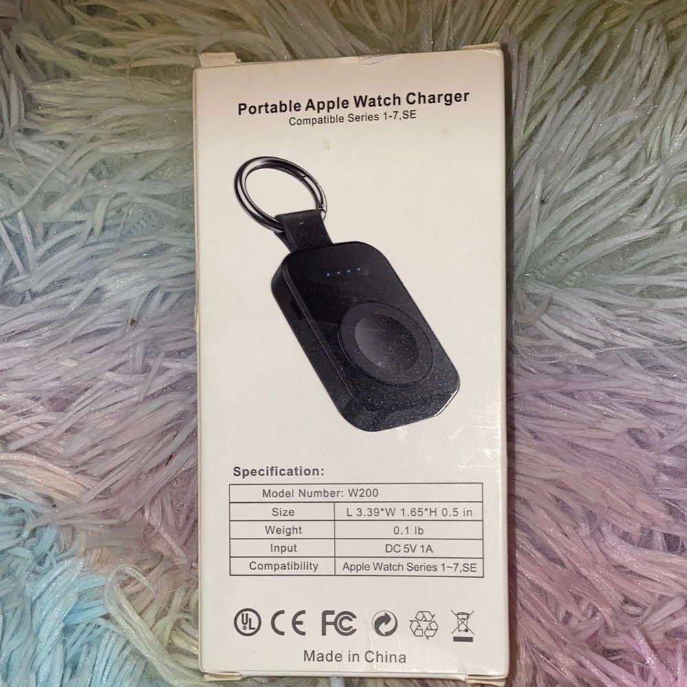Black Portable Apple Watch Charger - Picture 2 of 2